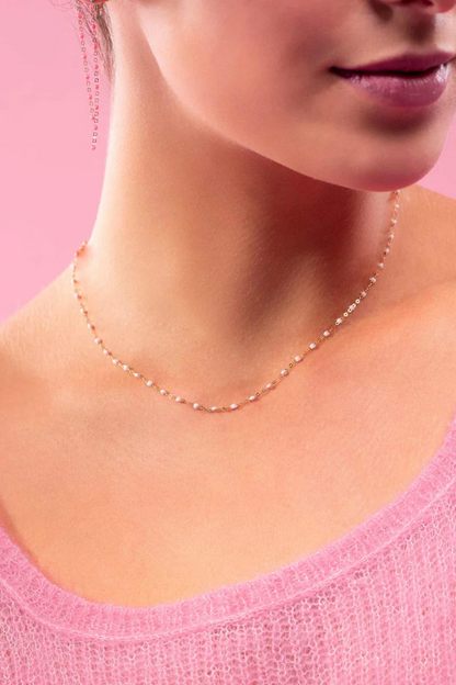 Classic Gigi Baby Pink Necklace