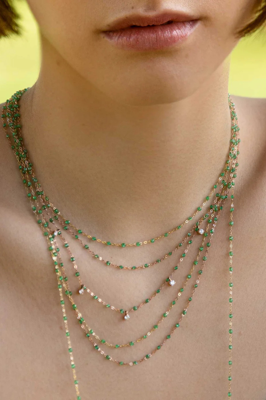 Classic Gigi Mint Necklace