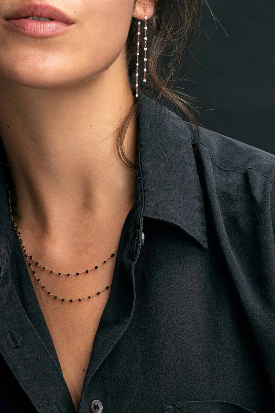 Classic Gigi Black Necklace