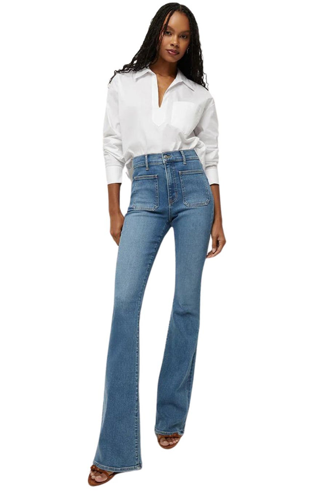 Beverly Skinny-Flare with Patch Pockets in Sierra