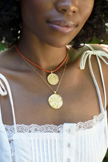 JOY JW Small Pendant Coin Necklace