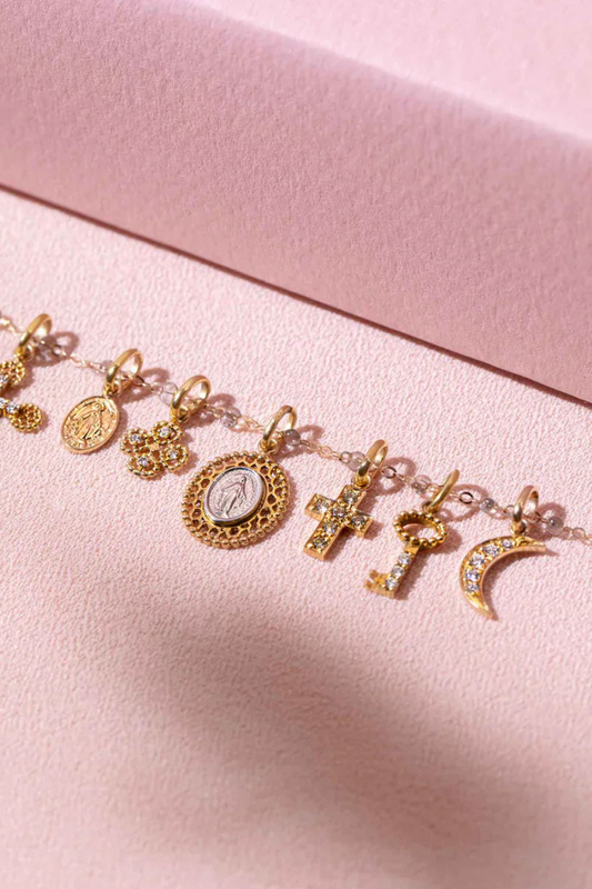 Petite Moon Diamond Pendant