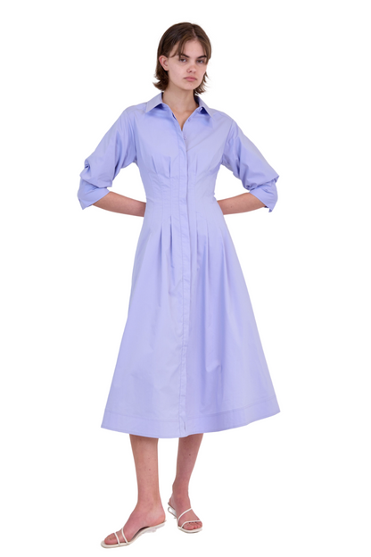 Jazz Pintuck Midi Dress