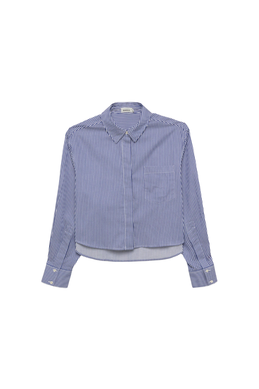 Renata Cropped Button-Up Shirt