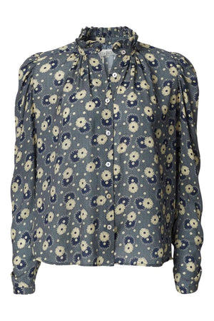 Artemis Navy Daisy Shirt