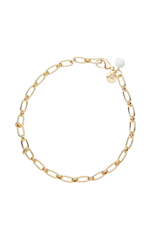 Wheels of Fortune Chain with MOP Bead