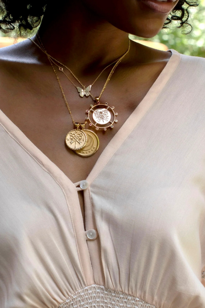 Forever JW Small Coin Necklace