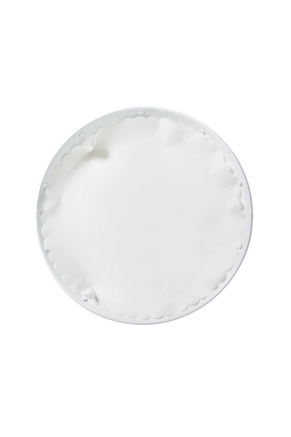 White Metal Plates Set of 4