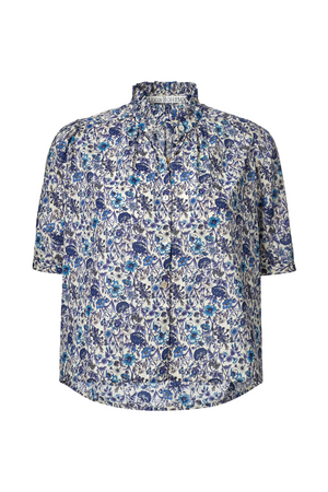 Winn Luna Flower Shirt in White