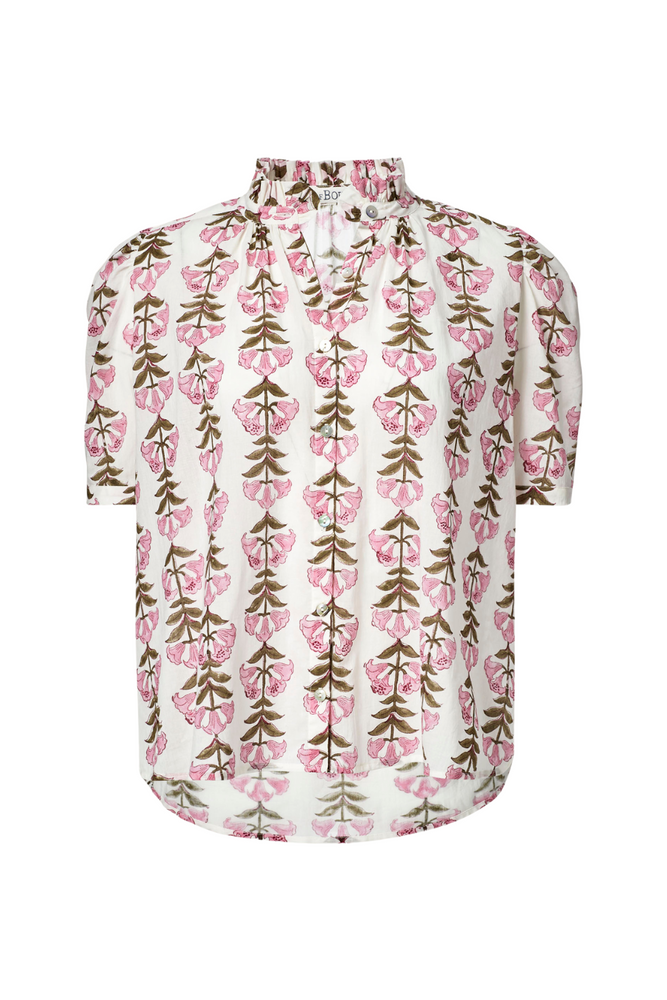 Winnie Trumpet Lily Shirt in White