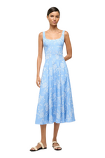 Wells Dress in Blue Rose