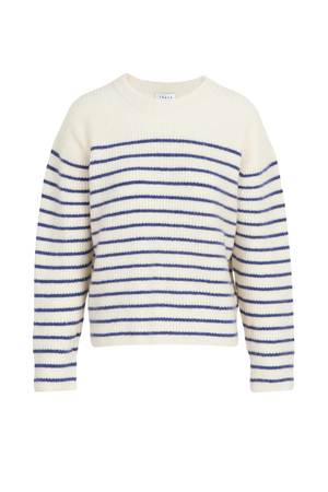 Fleur Sweater in Maritime Blue Stripe