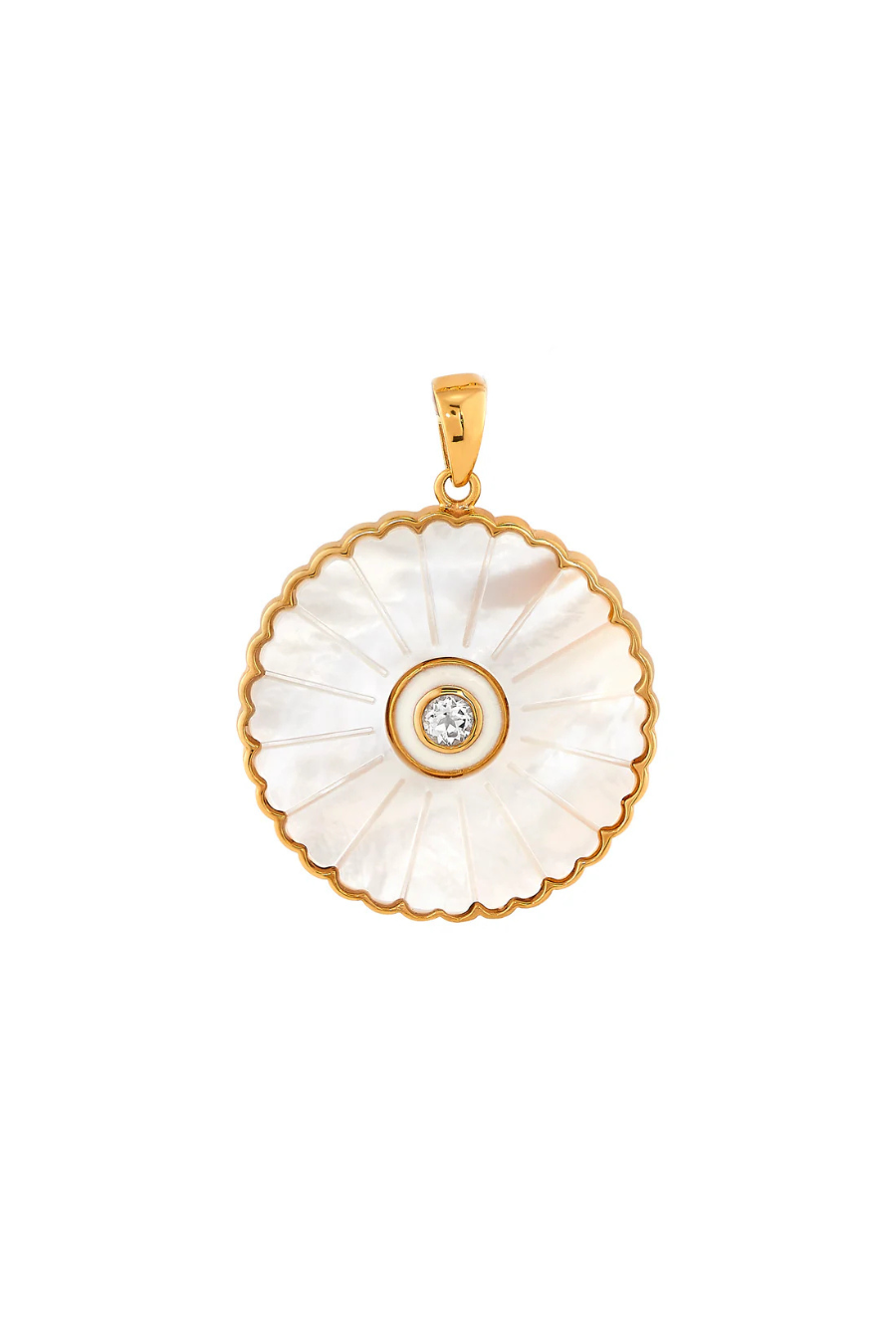 Sunflower Pendant MOP