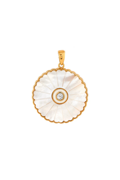 Sunflower Pendant MOP