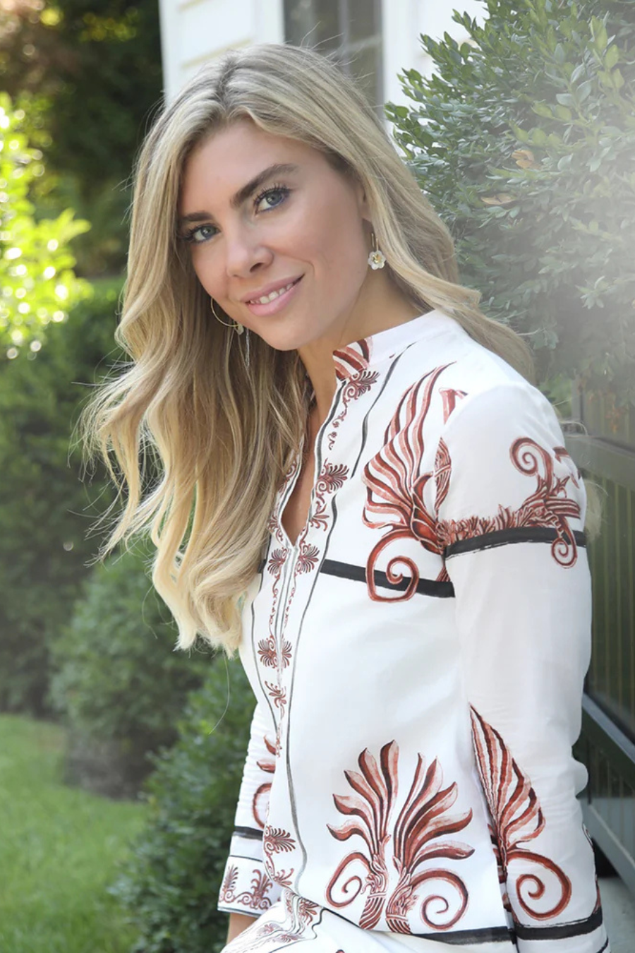 Flower Hoop Stacked MOP