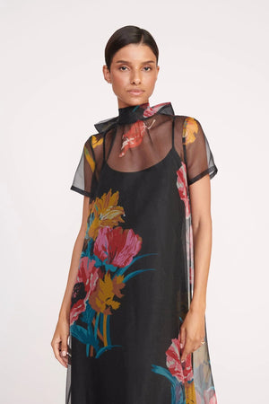 
            
                Load image into Gallery viewer, Calluna Dress in First Bloom Night Print
            
        