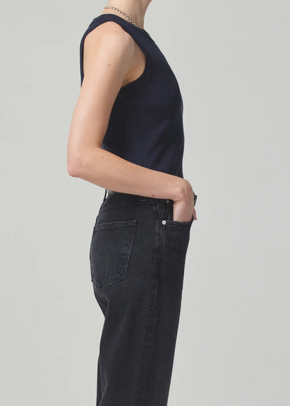 Isabel Rib Tank in Navy