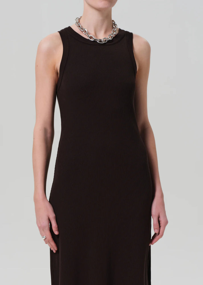 Isabel Tank Dress in Chocolate