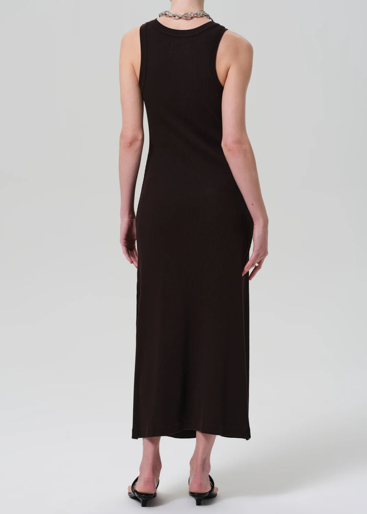 Isabel Tank Dress in Chocolate