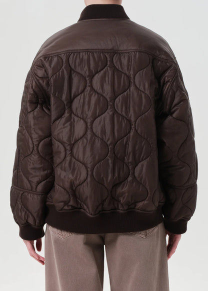 Isla Quilted Jacket in Bourbon
