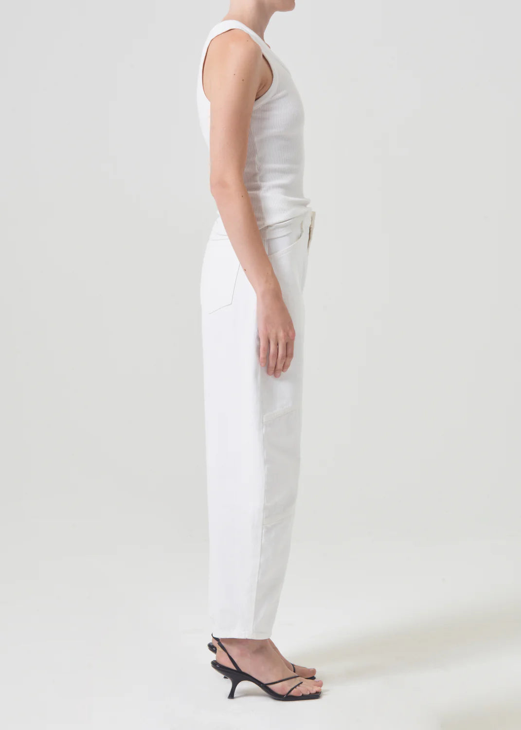 Poppy Tank in White