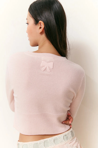 Adeanne Cardigan in Pale Pink