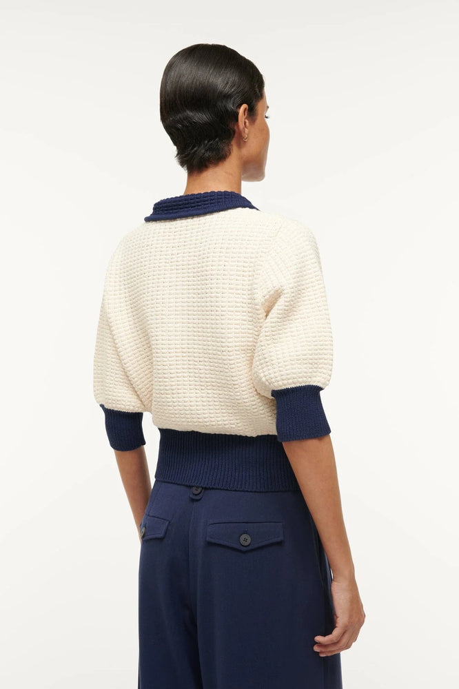 Altea Sweater in Ivory/Navy