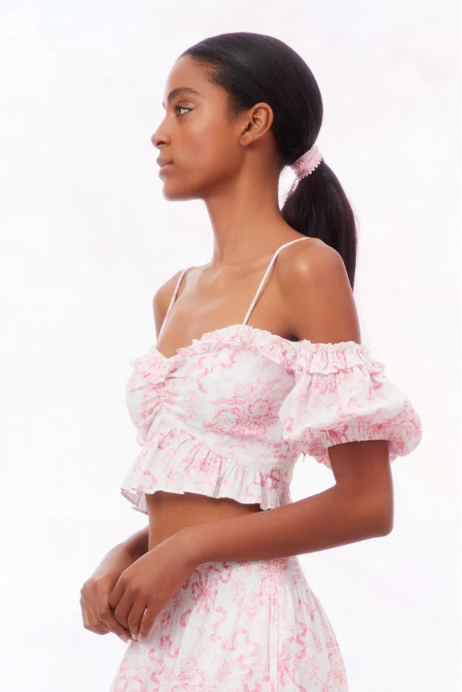 Amille Bow Off-The-Shoulder Top