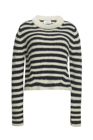 
            
                Load image into Gallery viewer, Ava Sweater in Ivory/Black Stripe
            
        