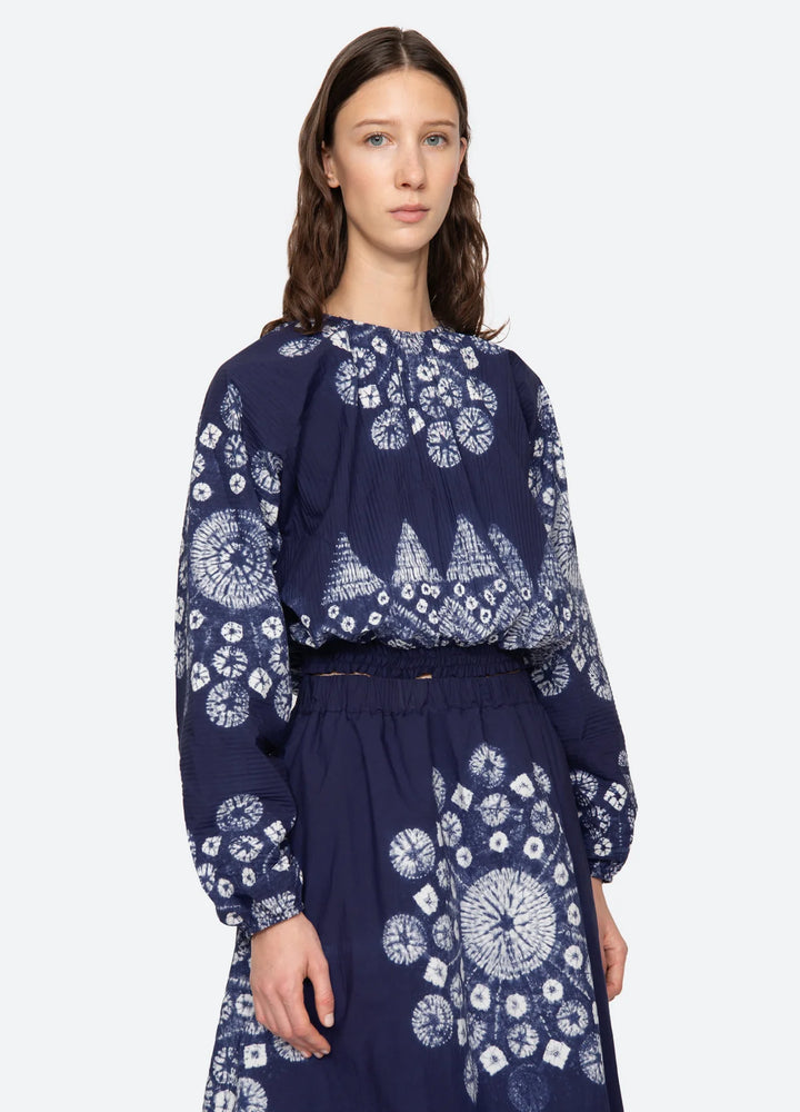 Yana L/S Top in Navy