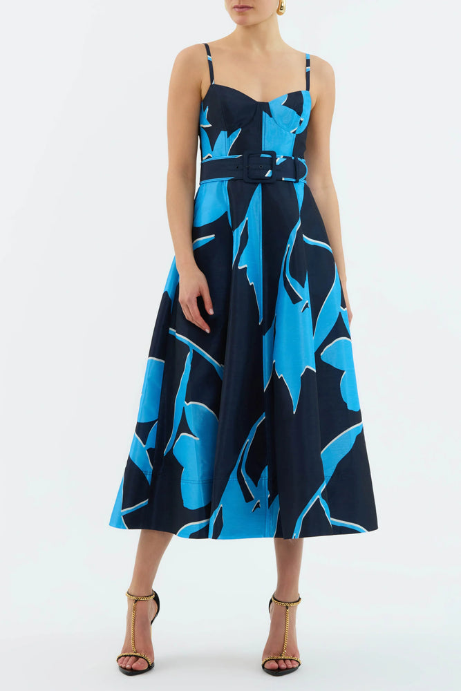 Azzurra Strap Midi Dress