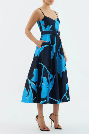 Azzurra Strap Midi Dress