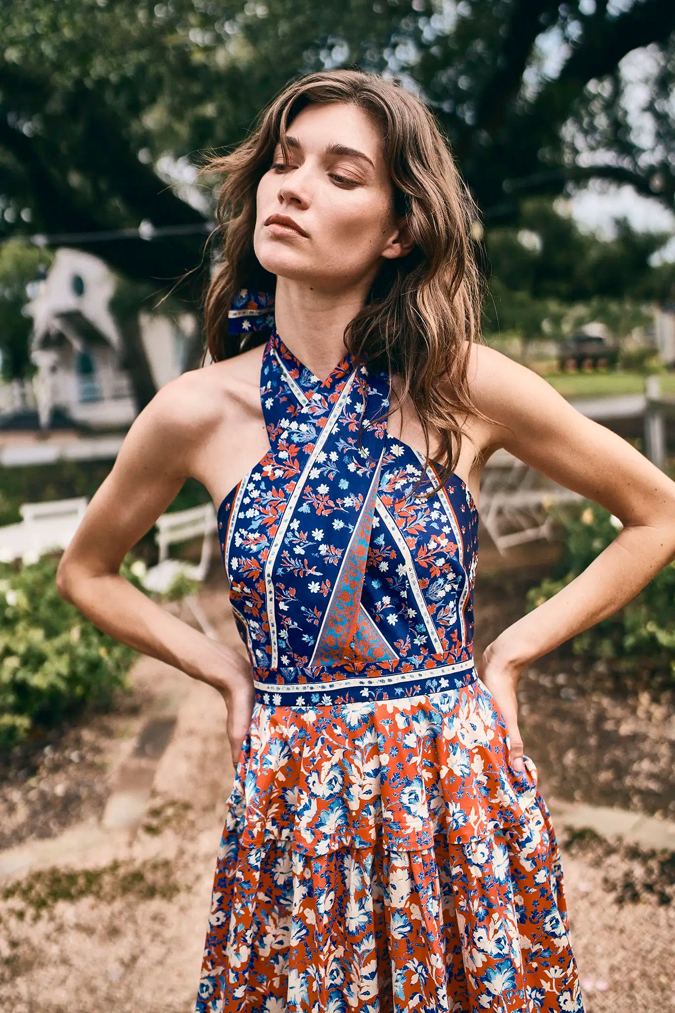 Bellamy Dress in Tapestry Floral