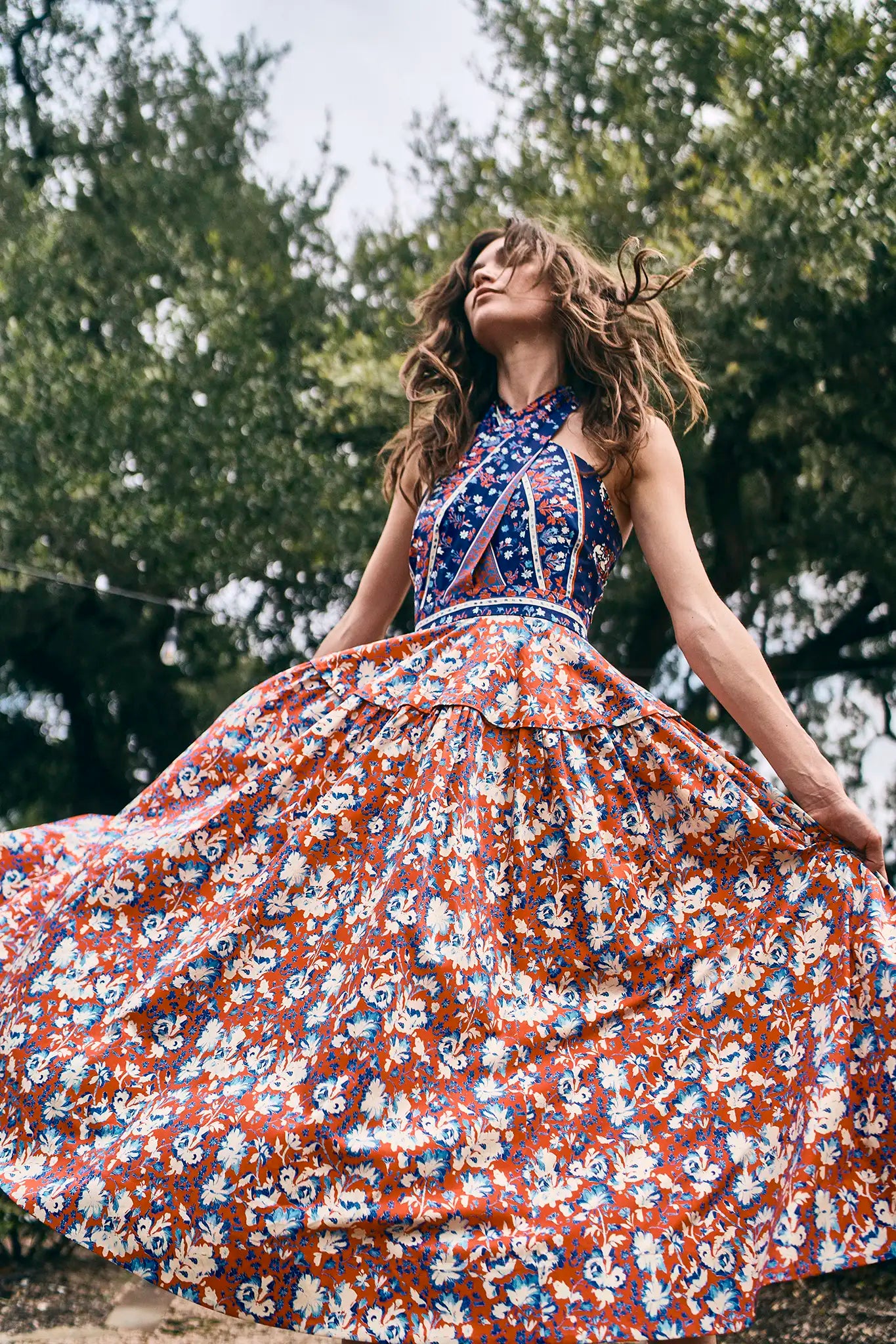 Bellamy Dress in Tapestry Floral