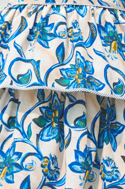 Berkley Dress in Porcelain Floral