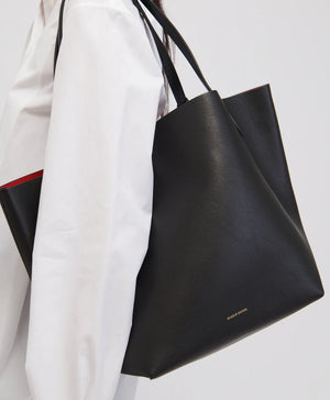 Everyday Soft Tote in Black/Flamma