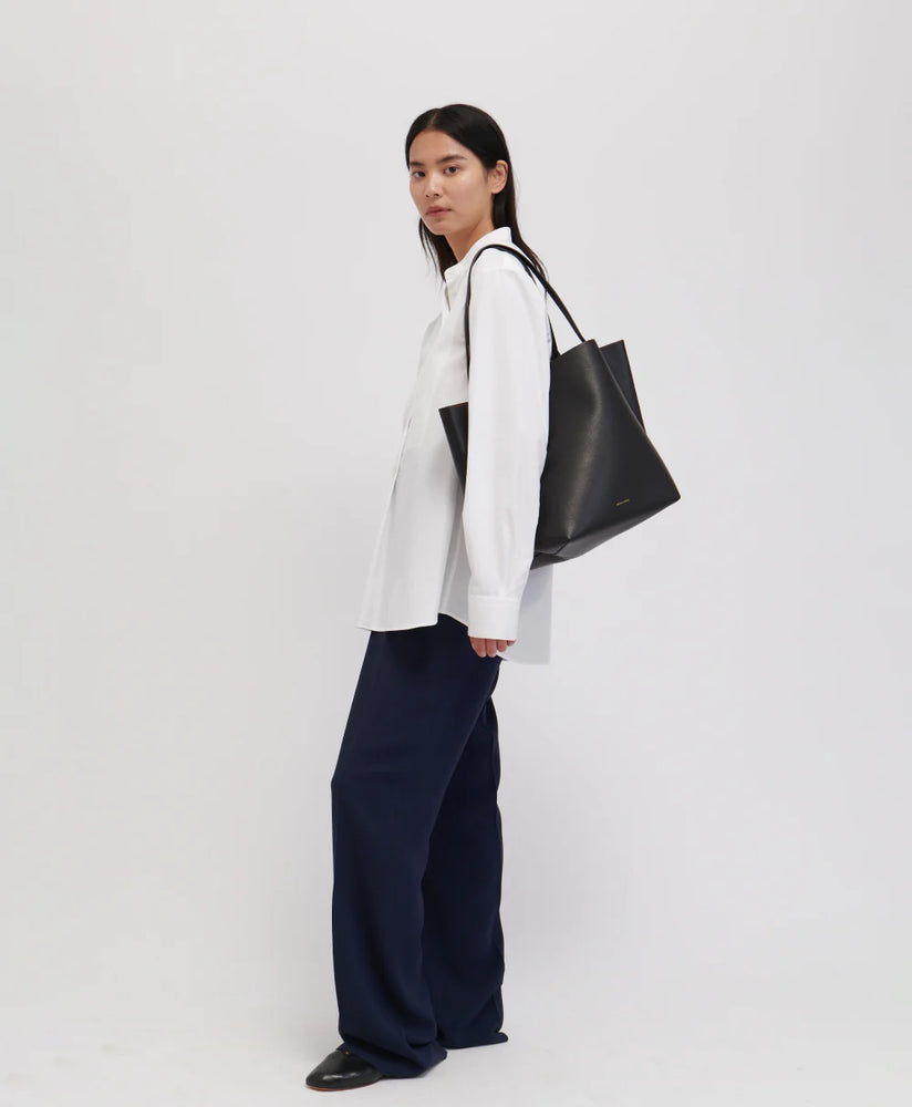 Everyday Soft Tote in Black/Flamma