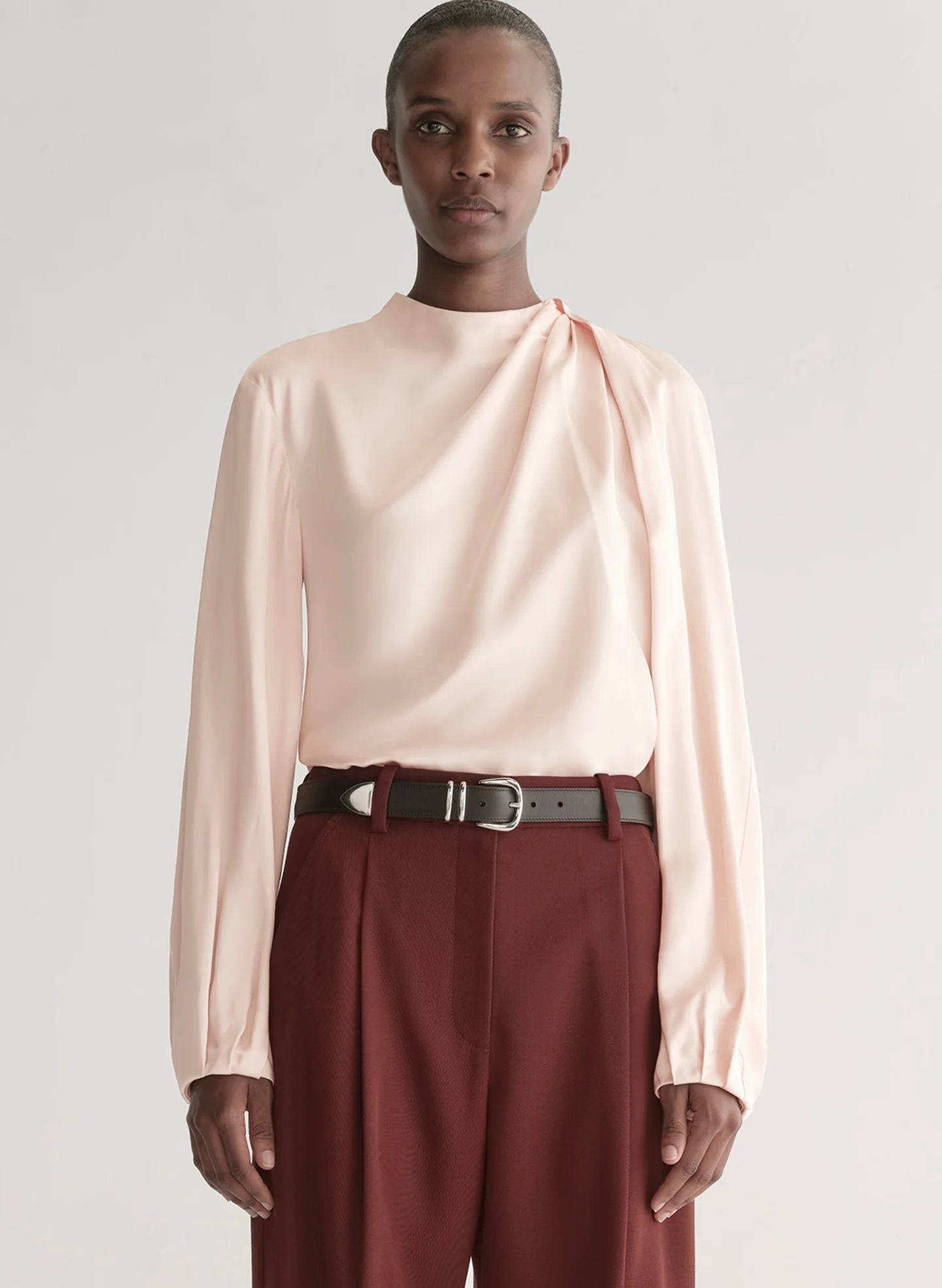 Blaire Top in Soft Pink Blush