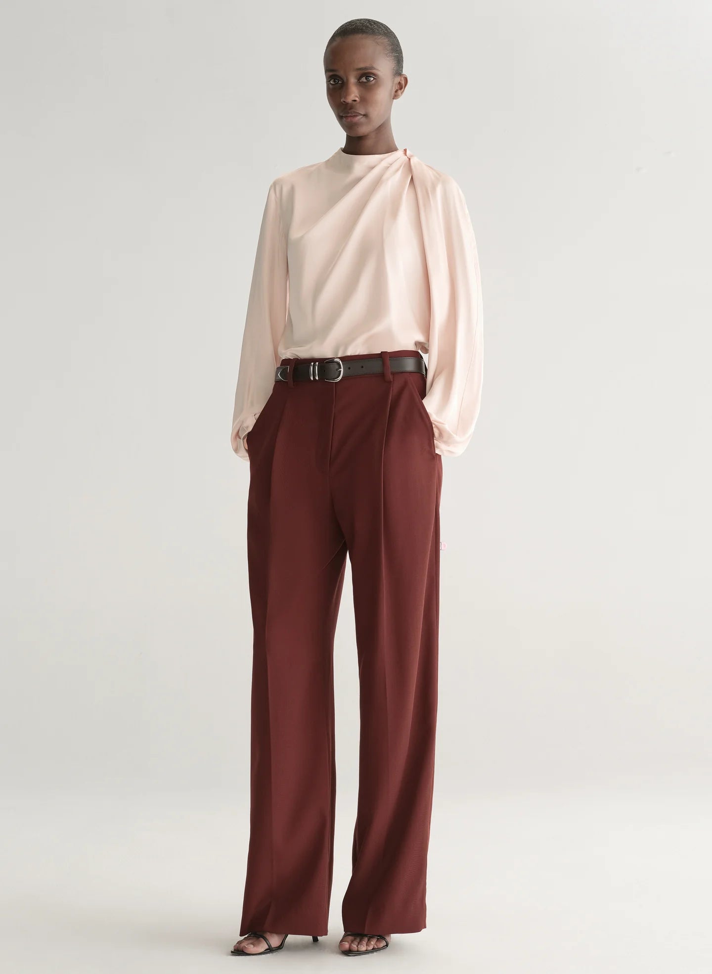 Blaire Top in Soft Pink Blush