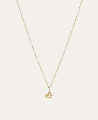 Groovy Diamond Heart Mini Charm