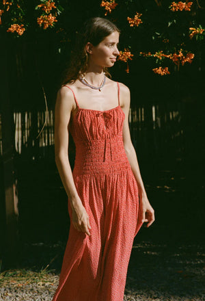 Barbara Dress in Rouge