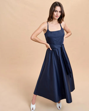 Clementie Dress in Midnight