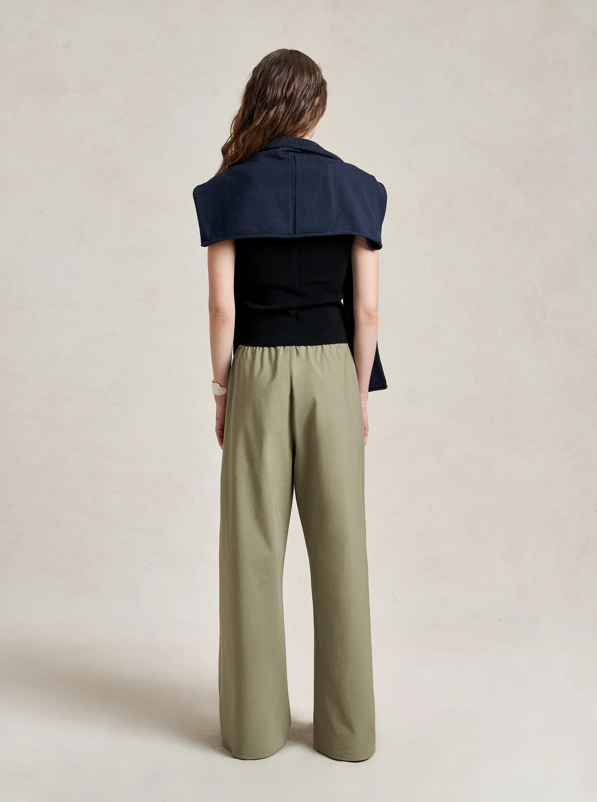Cotton Poplin Colby Pant in Olive