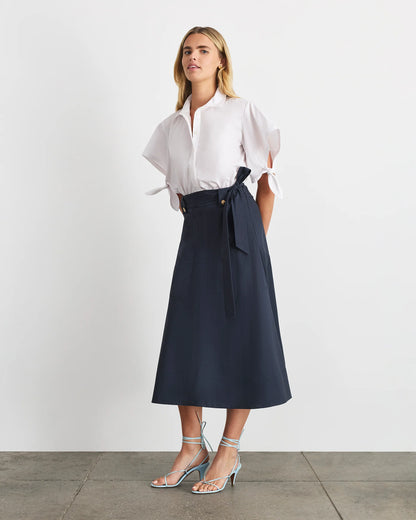 Brinson Skirt in Martitime Blue
