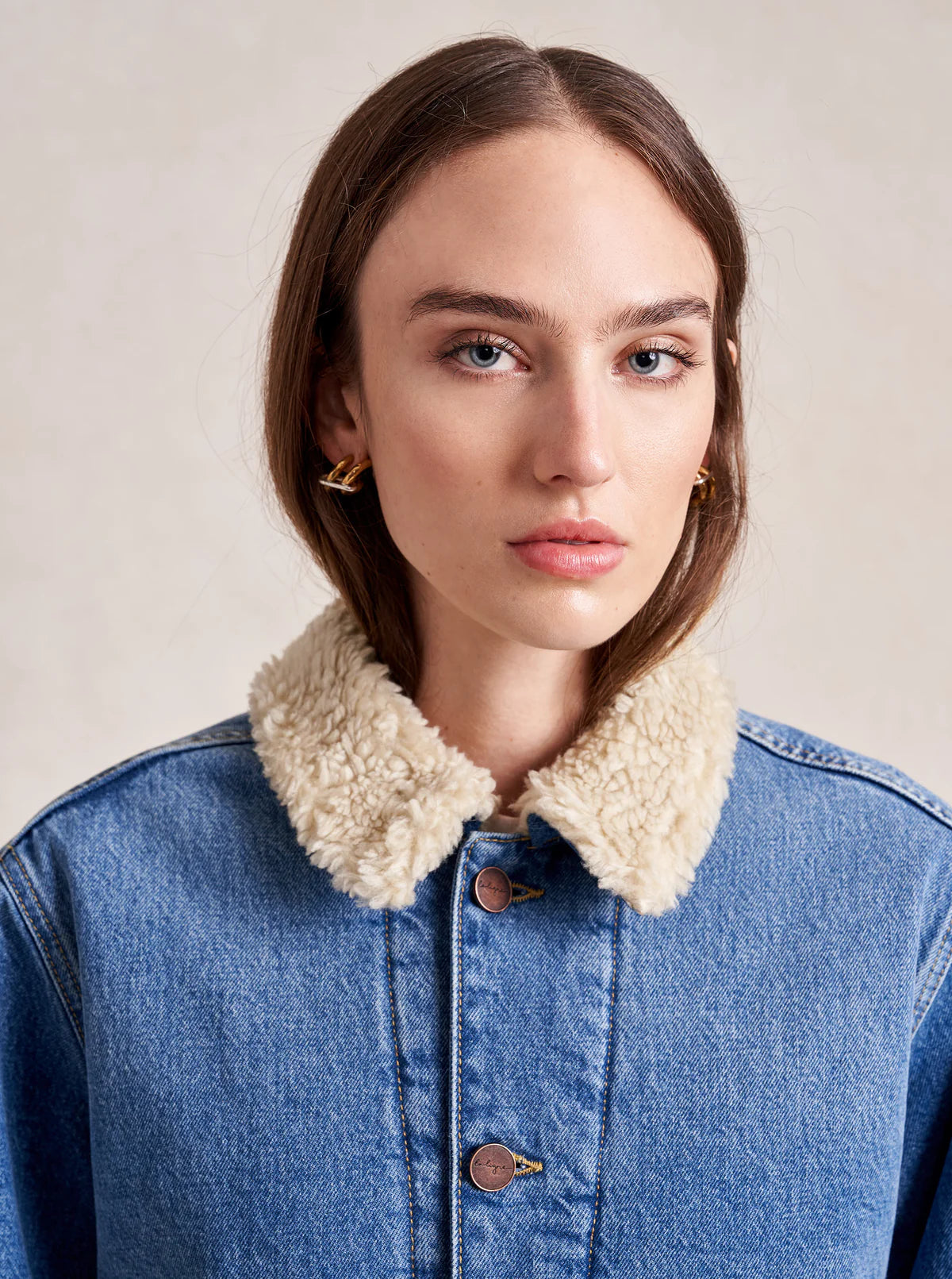 Cropped Val Sherpa Jacket