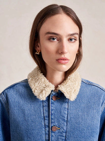 Cropped Val Sherpa Jacket