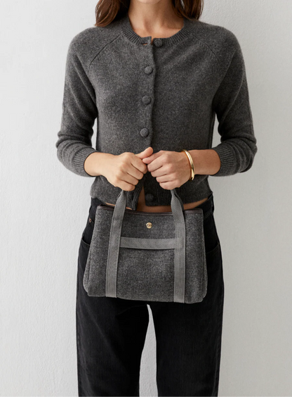 Traversée Whip Grey Flannel in Small