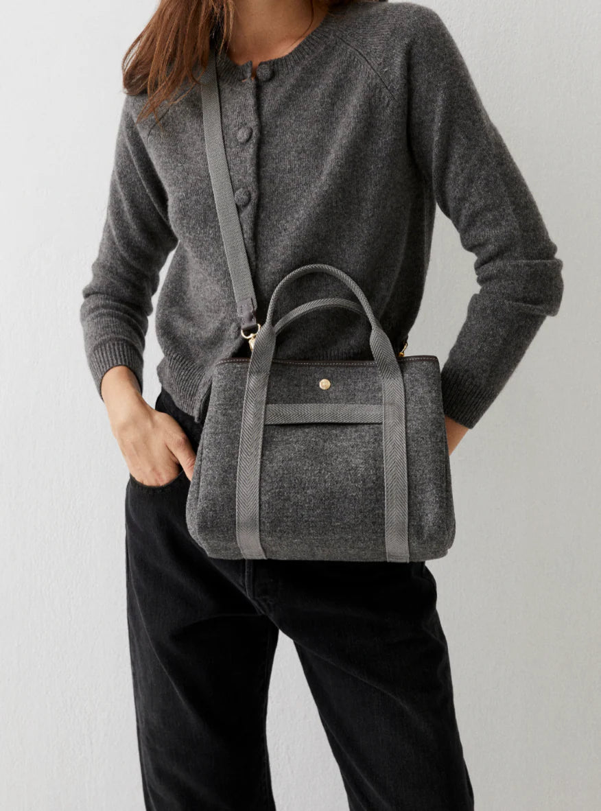 Traversée Whip Grey Flannel in Small