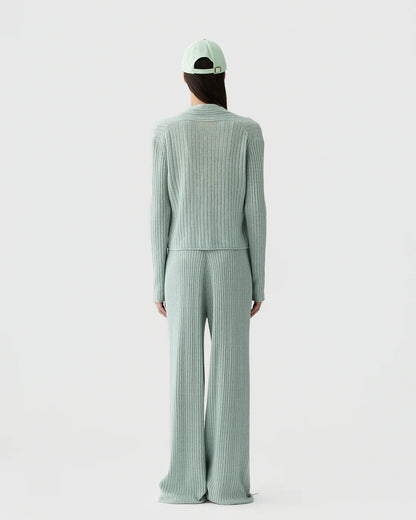 Rib Stealth Cardigan in Sage Brush