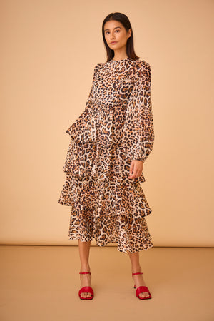 Chelsea Dress in Leopard